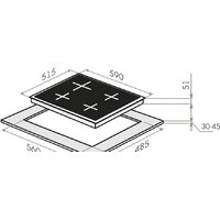 HOMSair HGG646WH Image #2