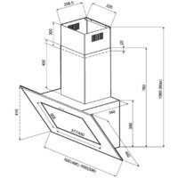 Krona Seliya 500 Black Push Button Image #3