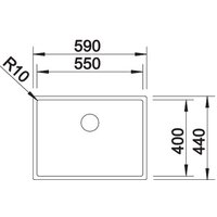 Blanco Claron 550-IF нержавеющая сталь полированная (521578) Image #3