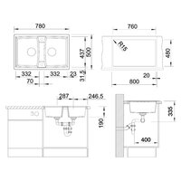 Blanco Lexa 8 Silgranit вулканический серый (527281) Image #2