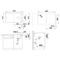 Blanco Axia III 5 S деликатный белый доска ясень (527040) Image #2