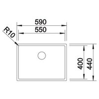 Blanco Claron 550-U нержавеющая сталь полированная (521579) Image #4