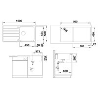 Blanco Lemis XL 6 S-IF нержавеющая сталь матовая (523034) Image #2