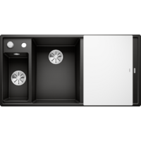 Blanco Axia III 6 S чёрный доска из стекла левая (525848)