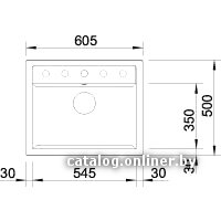 Blanco Dalago 6-F Silgranit антрацит (514773) Image #2