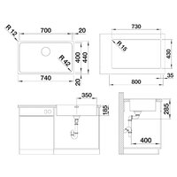 Blanco Solis 700-IF нержавеющая сталь матовая (526126) Image #2