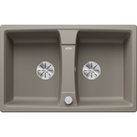 Blanco Lexa 8 Silgranit серый беж клапан автомат (524957)