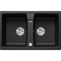 Blanco Lexa 8 Silgranit чёрный клапан автомат (525905)
