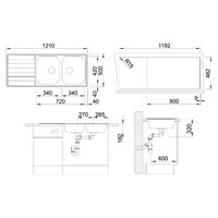 Blanco Livit 8 S нержавеющая сталь матовая (514798) Image #2