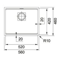 Franke Kubus 2 KNG 110-52 (белый) Image #2