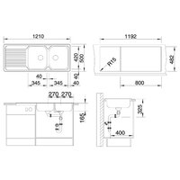 Blanco Tipo 8 S нержавеющая сталь матовая (511925) Image #2