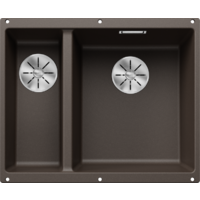 Blanco Subline 340/160-U Silgranit кофе правая (523567)