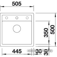 Blanco Dalago 5-F Silgranit антрацит (518530) Image #3