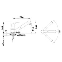 Blanco Daras-S хром безнапорный (519724) Image #2