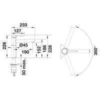 Blanco Alta-S II Silgranit вулканический серый (527548) Image #2