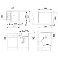 Blanco Metra 6 Silgranit вулканический серый клапан автомат (527295) Image #2