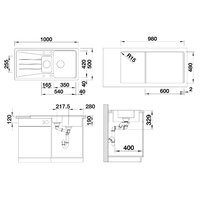 Blanco Sona 6 S Silgranit антрацит (519852) Image #2