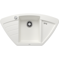 Blanco Zia 9 E Silgranit белый клапан автомат (514750)