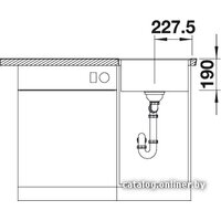Blanco Dalago 45-F Silgranit тёмная скала (518847) Image #4