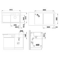 Blanco Zenar 5 S Silgranit антрацит правая (523934) Image #2