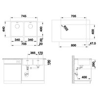Blanco Andano 340/340-U (522983) Image #3