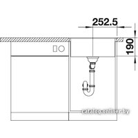 Blanco Dalago 5-F Silgranit кофе (518536) Image #4