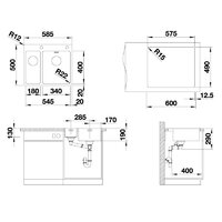 Blanco Claron 340/180-IF левая нержавеющая сталь полированная (521607) Image #3