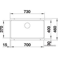 Blanco Etagon 700-U Silgranit антрацит (525167) Image #3