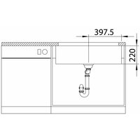 Blanco VILLAE Farmhouse Double Ceramica белый глянец (525164) Image #3