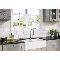 Blanco VILLAE Farmhouse Double Ceramica белый глянец (525164) Image #5