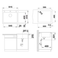 Blanco Pleon 6 Silgranit кофе (521688) Image #2