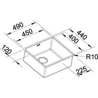 Blanco Claron 450-U нержавеющая сталь полированная (521575) Image #5