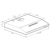 Krona JESSICA slim 500 white push button Image #8