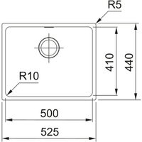Franke Sirius SID 110-50 125.0443.353 (оникс) Image #2