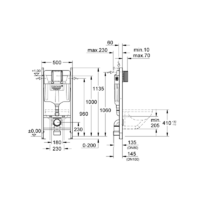 Grohe Rapid SL 4 в 1 (38840000+38732000+3855800M+ акустическая прокладка) Image #3