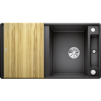 Blanco Axia III 5 S-F антрацит доска ясень (523225)