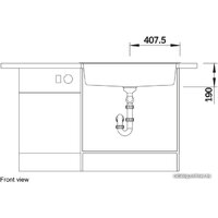 Blanco Dalago 8 Silgranit чёрный (525877) Image #5
