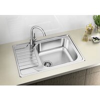 Blanco Dinas XL 6 S Compact нержавеющая сталь матовая клапан автомат (525120) Image #2