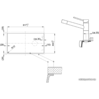 Blanco Elon XL 8 S Silgranit антрацит клапан автомат (524860) Image #4