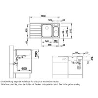 Blanco AXIS III 6 S-IF EDITION левая доска орех (522107) Image #6