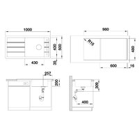 Blanco Faron XL 6 S Silgranit серый беж клапан автомат (524790) Image #2