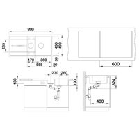 Blanco Metra 6 S-F Silgranit вулканический серый клапан автомат / чаша (527301) Image #2