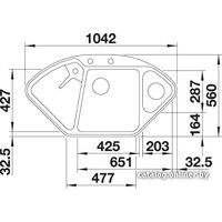 Blanco Delta II-F Silgranit кофе (523675) Image #3