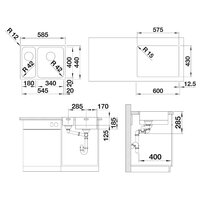 Blanco Solis 340/180-IF нержавеющая сталь матовая левая (526131) Image #2