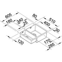Blanco Claron 340/180-IF/A правая нержавеющая сталь полированная (521647) Image #3