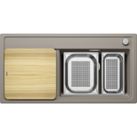 Blanco Zenar XL 6 S Steamer Systemplus Silgranit серый беж (524059)