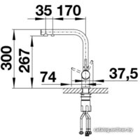 Blanco Fontas II Silgranit темная скала (523137) Image #2