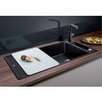 Blanco Axia III XL 6 S тёмная скала доска из стекла (523511) Image #3