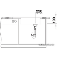 Blanco Elon XL 8 S Silgranit XL 8 S Silgranit чёрный клапан автомат (525885) Image #3