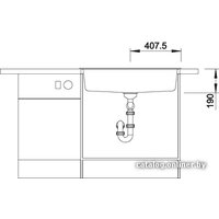 Blanco Dalago 8 Silgranit белый (516633) Image #5